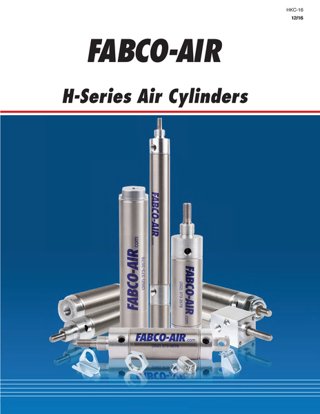 Image Fabco H Series Air Cylinders, 1/2
