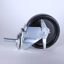 655233 3″ Swivel Caster 3/8-16, 95 lbs, w/brake | 10 Series Casters