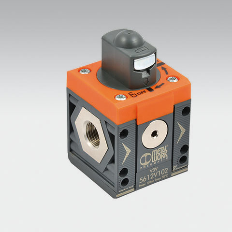 5U20V100 Manual Shutoff Valve SY2, no port inserts | Shutoff Valves